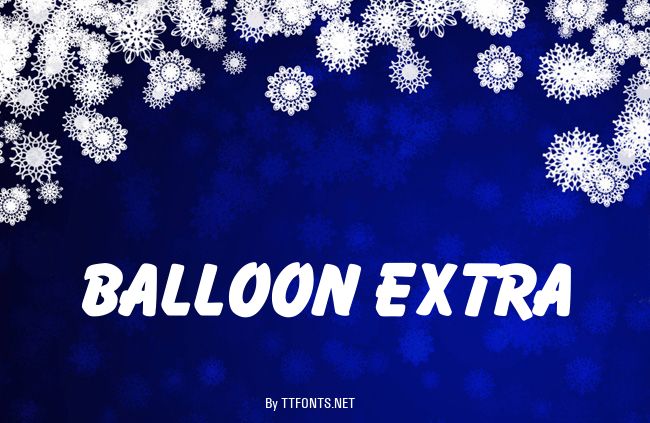 Balloon Extra example