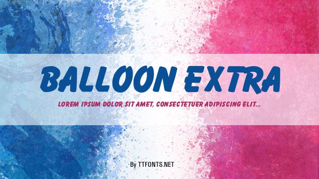 Balloon Extra example