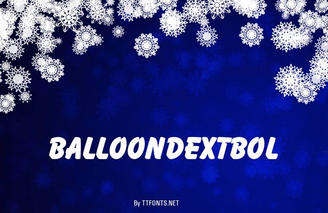 BalloonDExtBol example