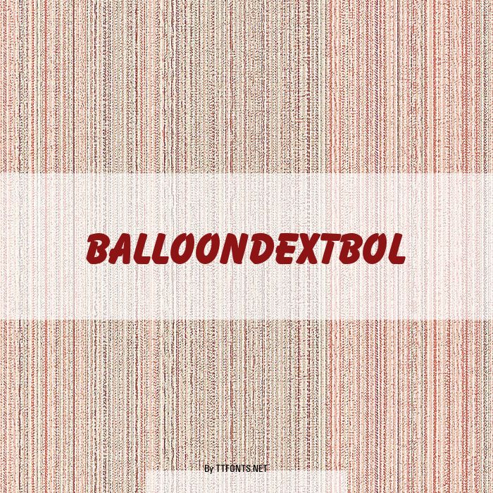 BalloonDExtBol example
