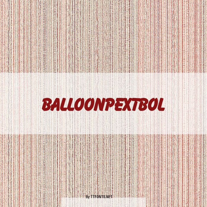 BalloonPExtBol example