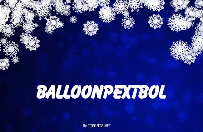 BalloonPExtBol example