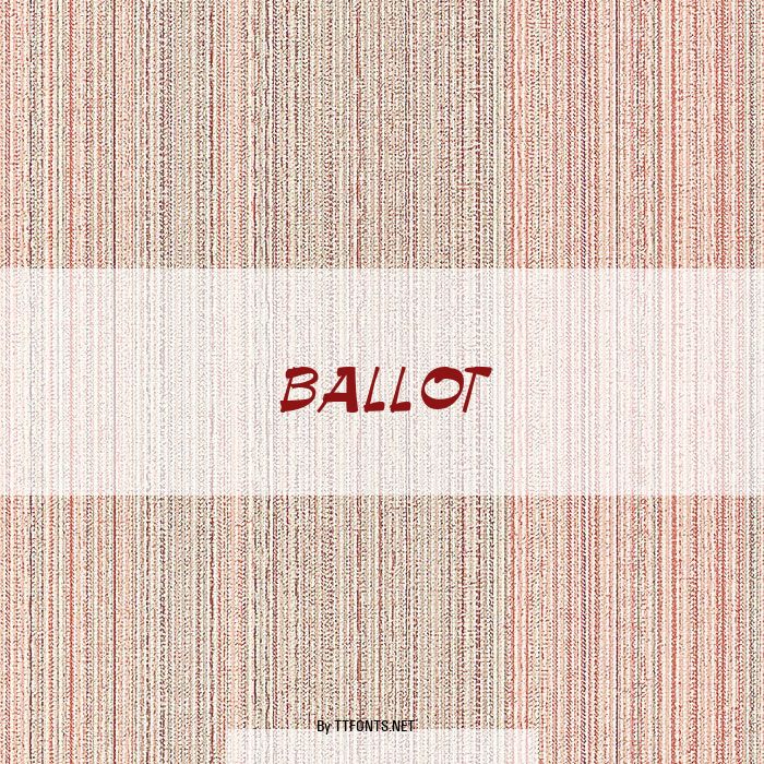ballot example