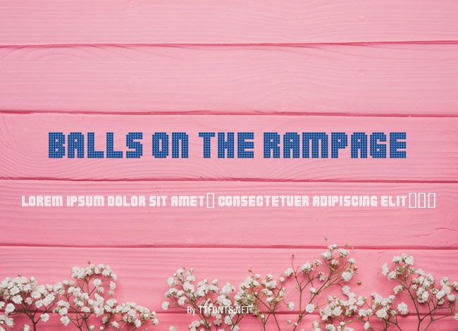 Balls on the rampage example