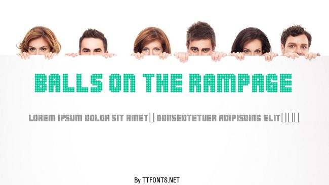 Balls on the rampage example