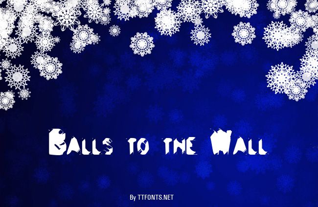 Balls to the Wall example