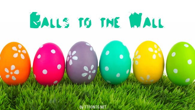 Balls to the Wall example