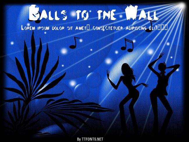 Balls to the Wall example