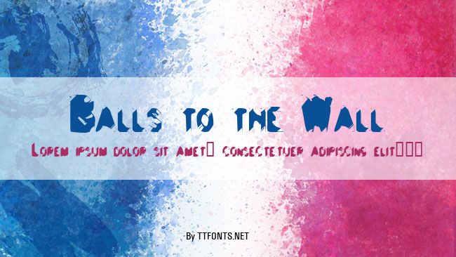 Balls to the Wall example