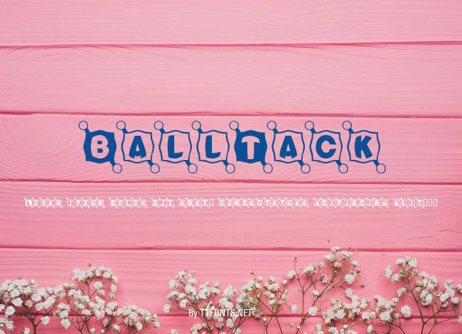 BallTack example