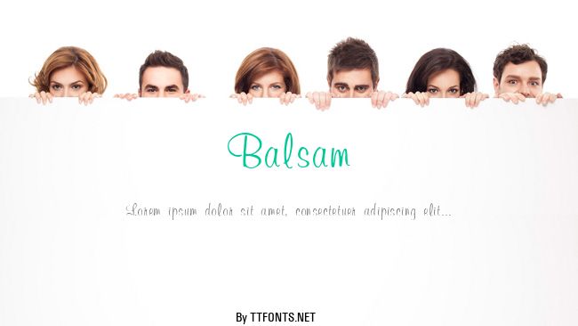 Balsam example