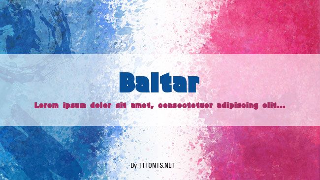 Baltar example