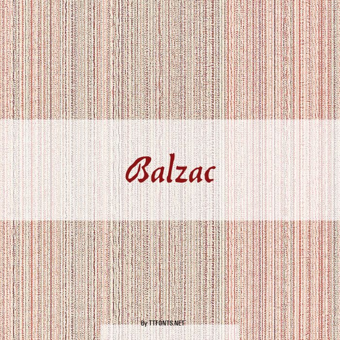 Balzac example