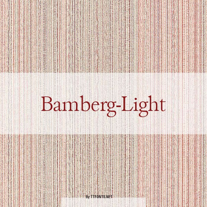 Bamberg-Light example