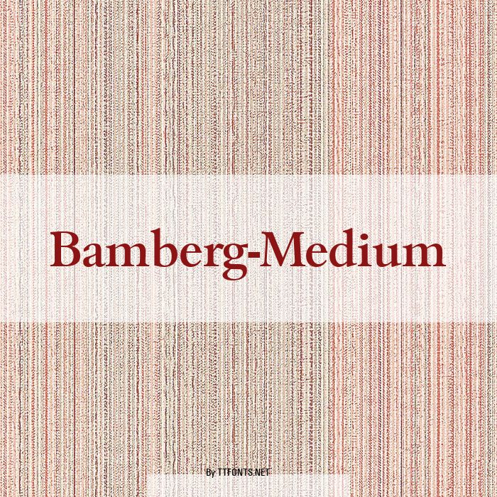 Bamberg-Medium example