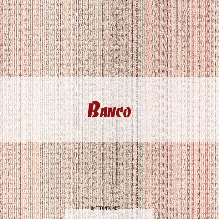 Banco example