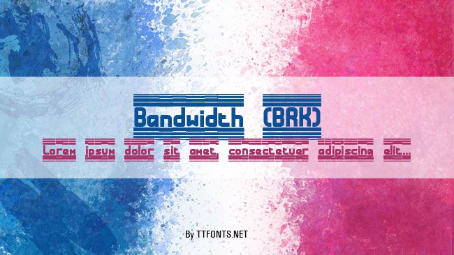 Bandwidth (BRK) example