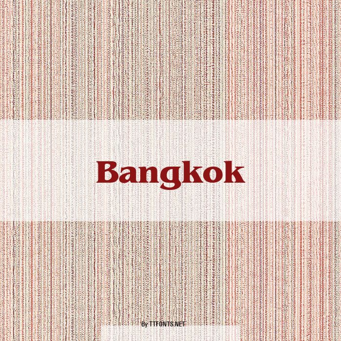 Bangkok example
