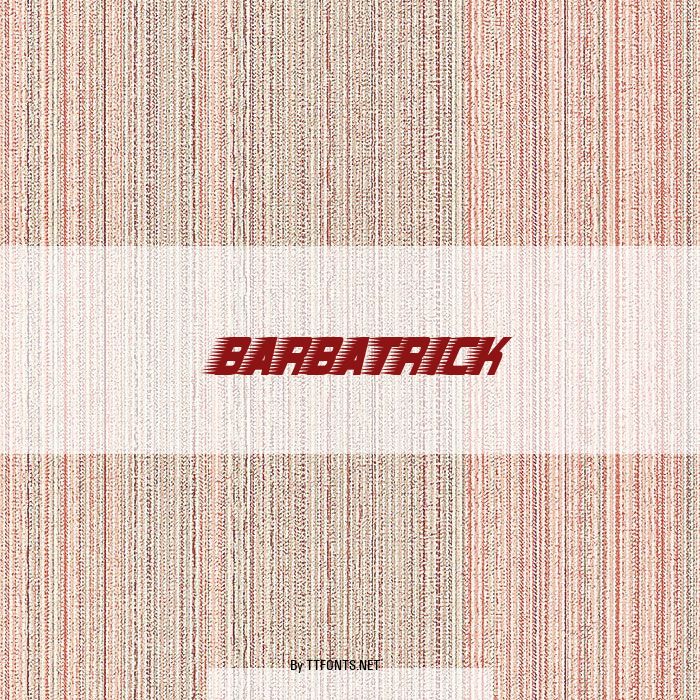 Barbatrick example