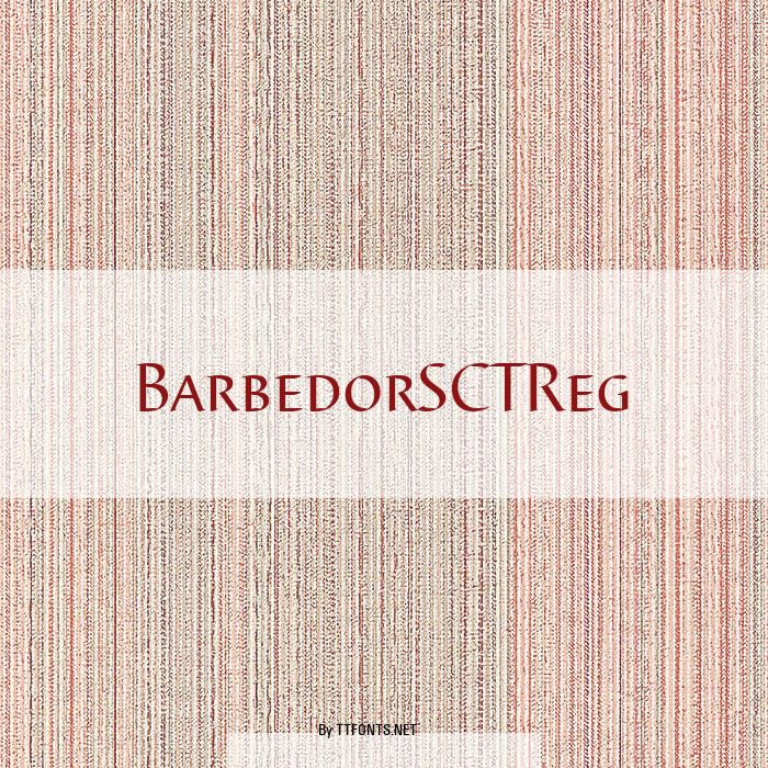 BarbedorSCTReg example