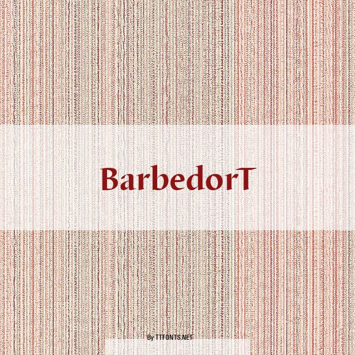 BarbedorT example