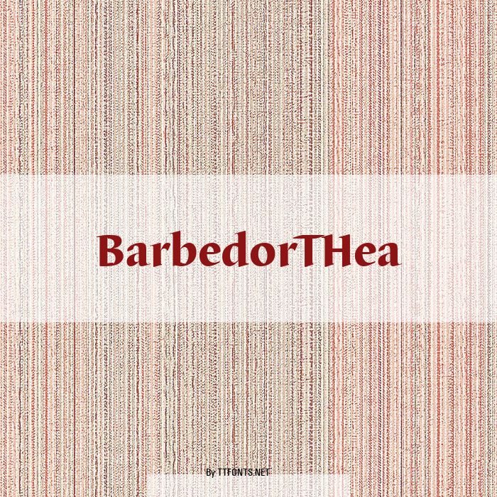 BarbedorTHea example