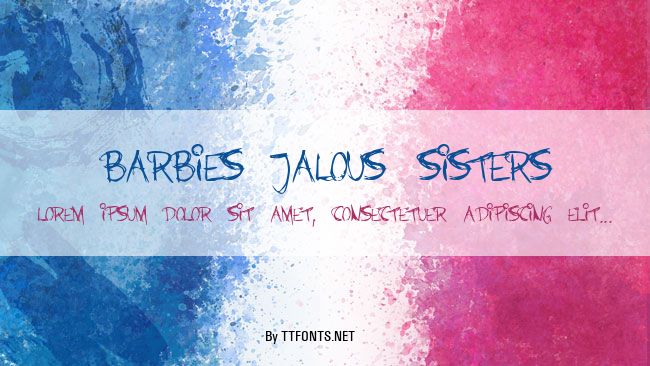 Barbies Jalous Sisters example