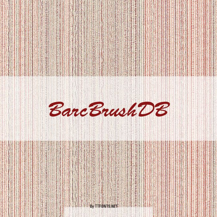BarcBrushDB example