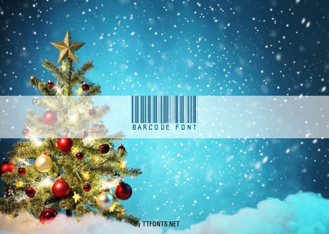 barcode font example