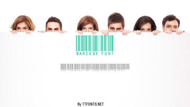 barcode font example