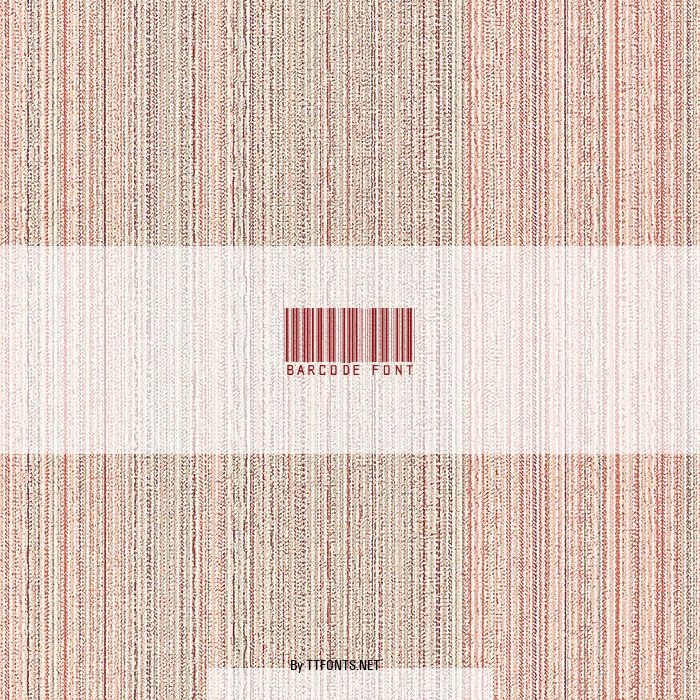 barcode font example
