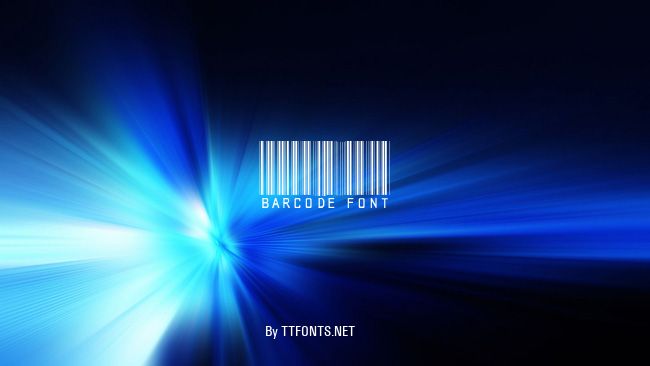 barcode font example