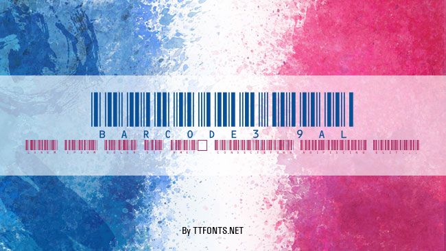 Barcode3_9AL example