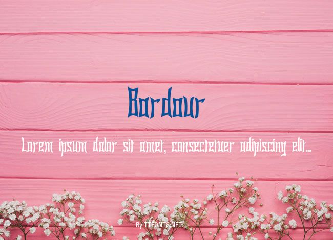 Bardour example
