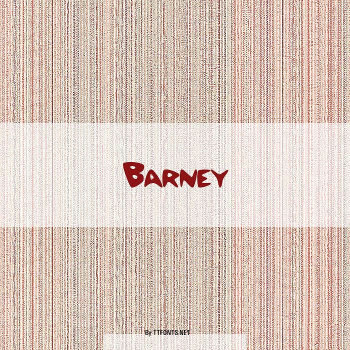 Barney example