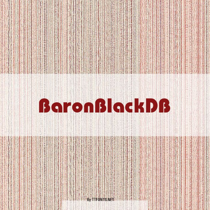 BaronBlackDB example