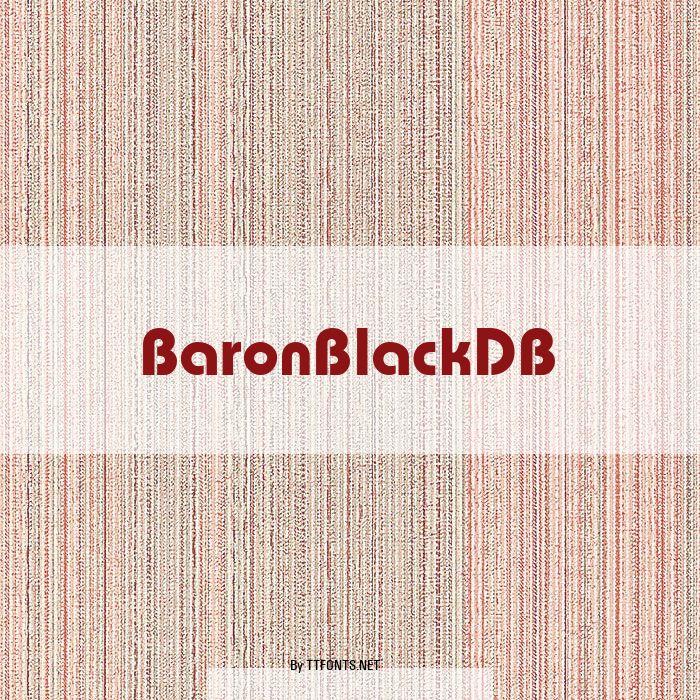 BaronBlackDB example