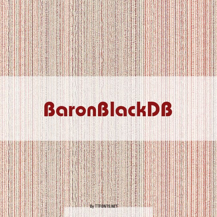 BaronBlackDB example