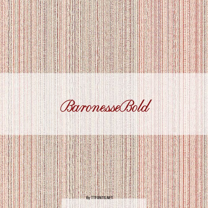 BaronesseBold example