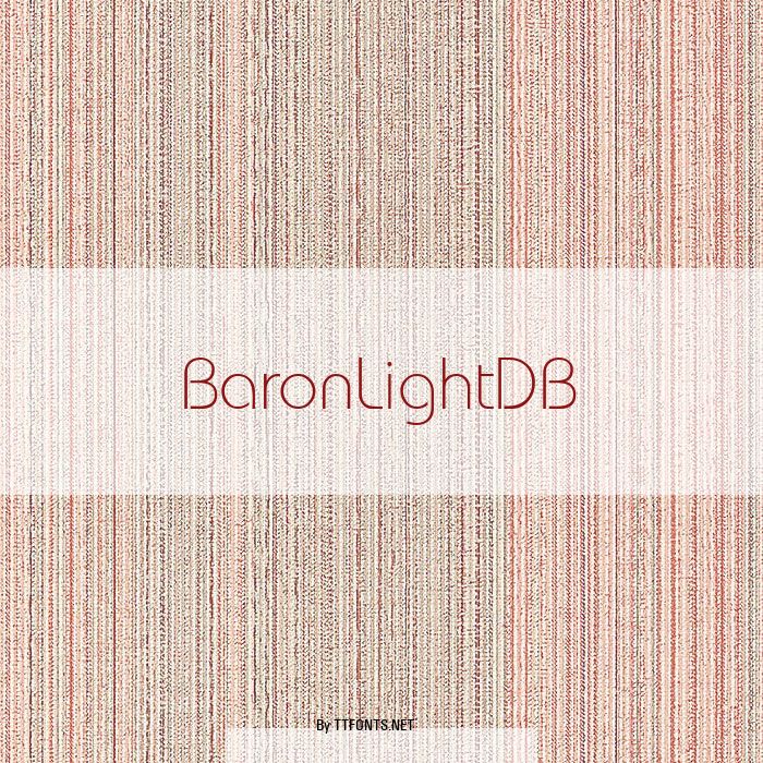 BaronLightDB example