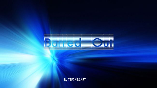 Barred Out example