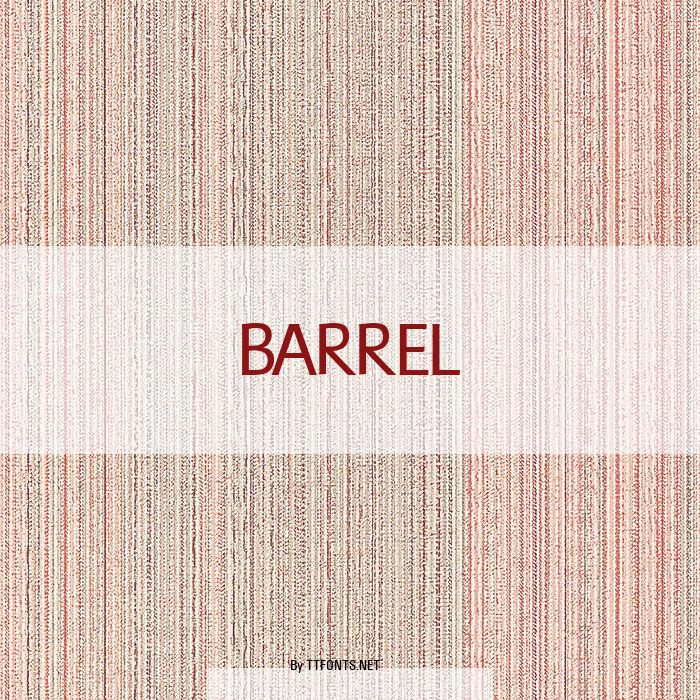 Barrel example