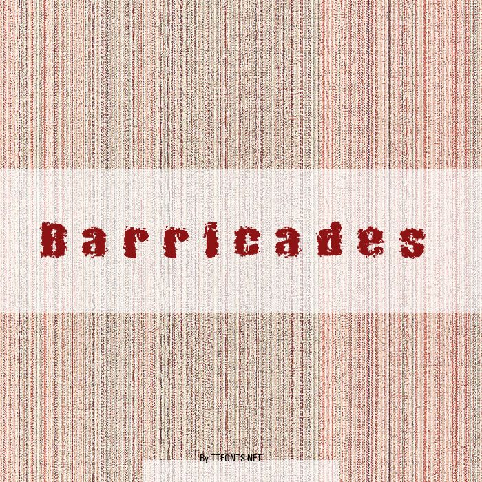 Barricades example