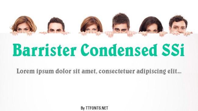 Barrister Condensed SSi example