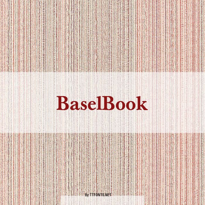 BaselBook example