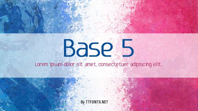 Base 5 example