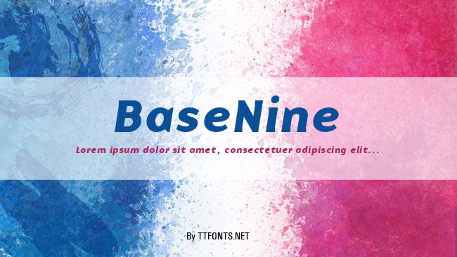 BaseNine example