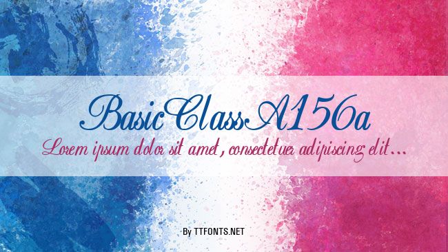 BasicClassA156a example