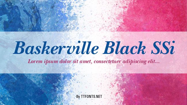 Baskerville Black SSi example