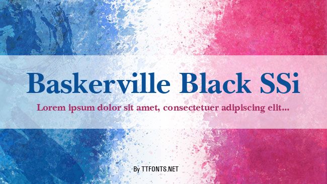 Baskerville Black SSi example